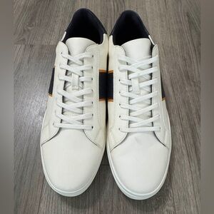 Aldo White Leather Sneakers